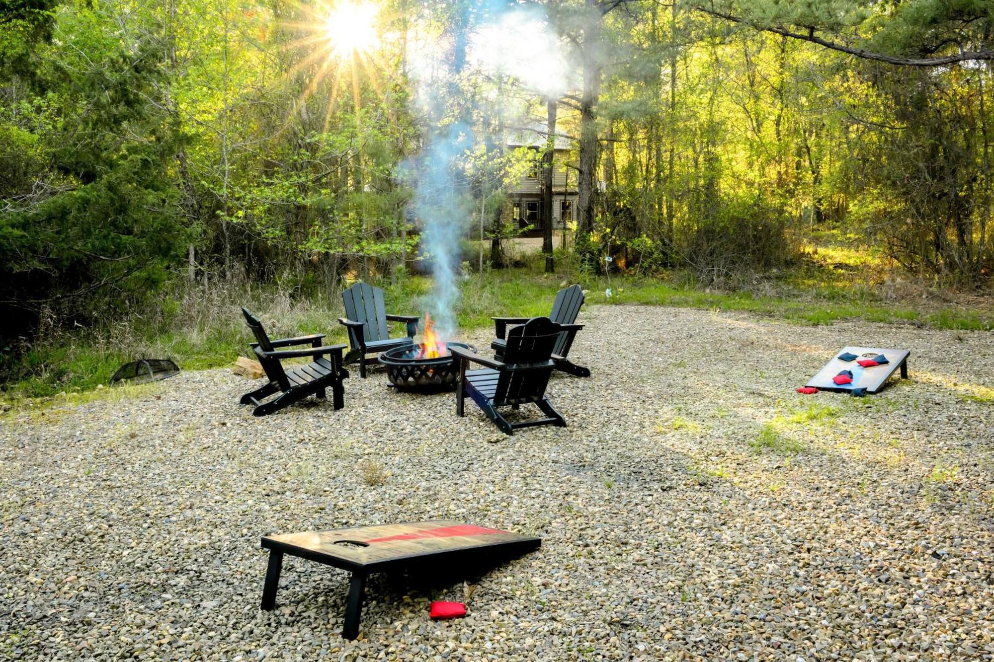 New Farmhouse-Chic Cabin With Hot Tub & Firepit Broken Bow Exterior foto